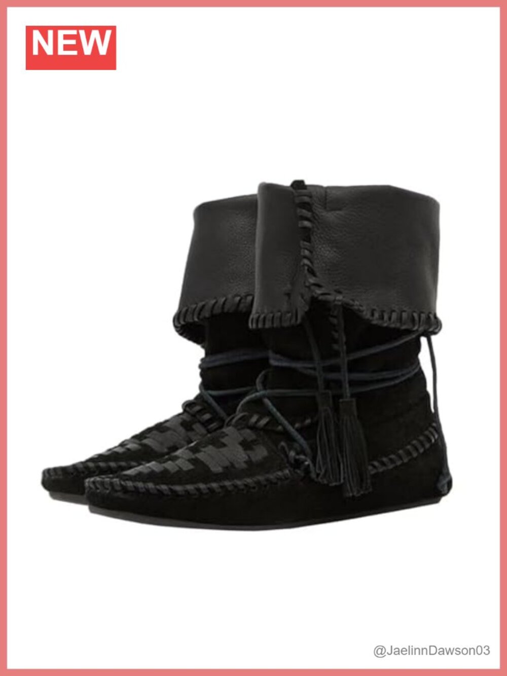 Suede Fold Over Slouchy Mid Calf Boots Women Boho Cowboy Lace Up Ankle Boots